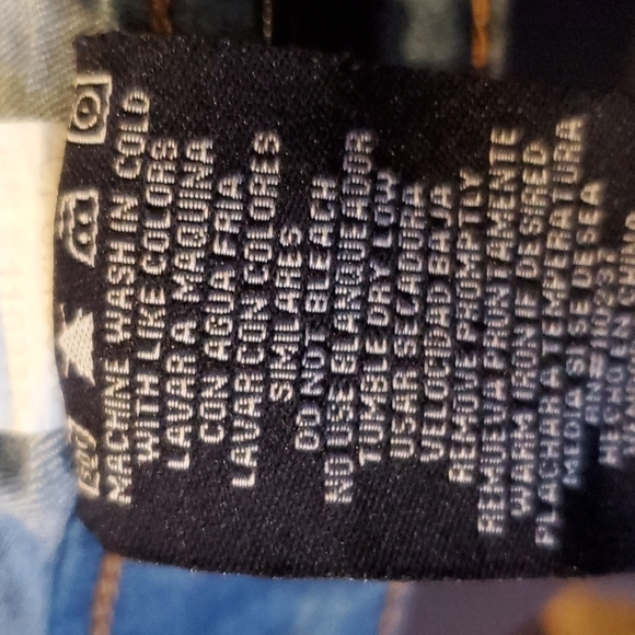 Vigoss The Jagger bermuda  girls embellished denim shorts. Preowned size 12 - Picture 9 of 10